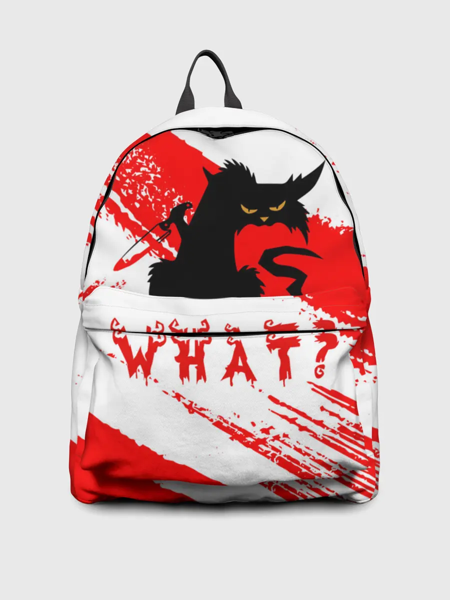 Рюкзак джинсовый / What cat? / Какой кот?