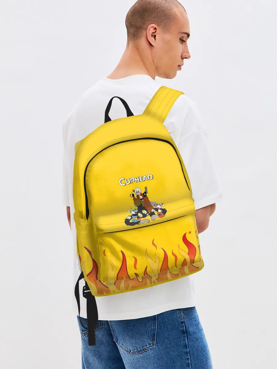 Рюкзак джинсовый / CUPHEAD | ДАНТЕ