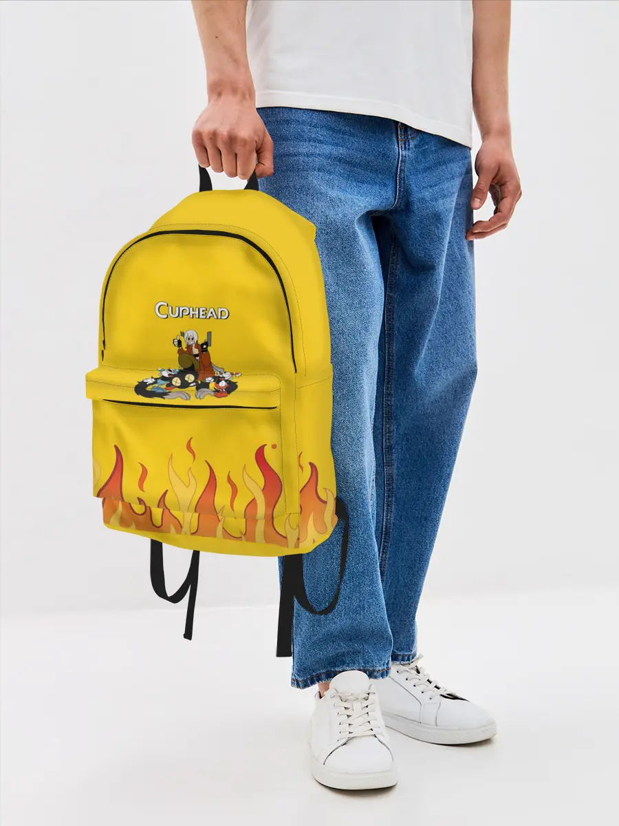 Рюкзак джинсовый / CUPHEAD | ДАНТЕ