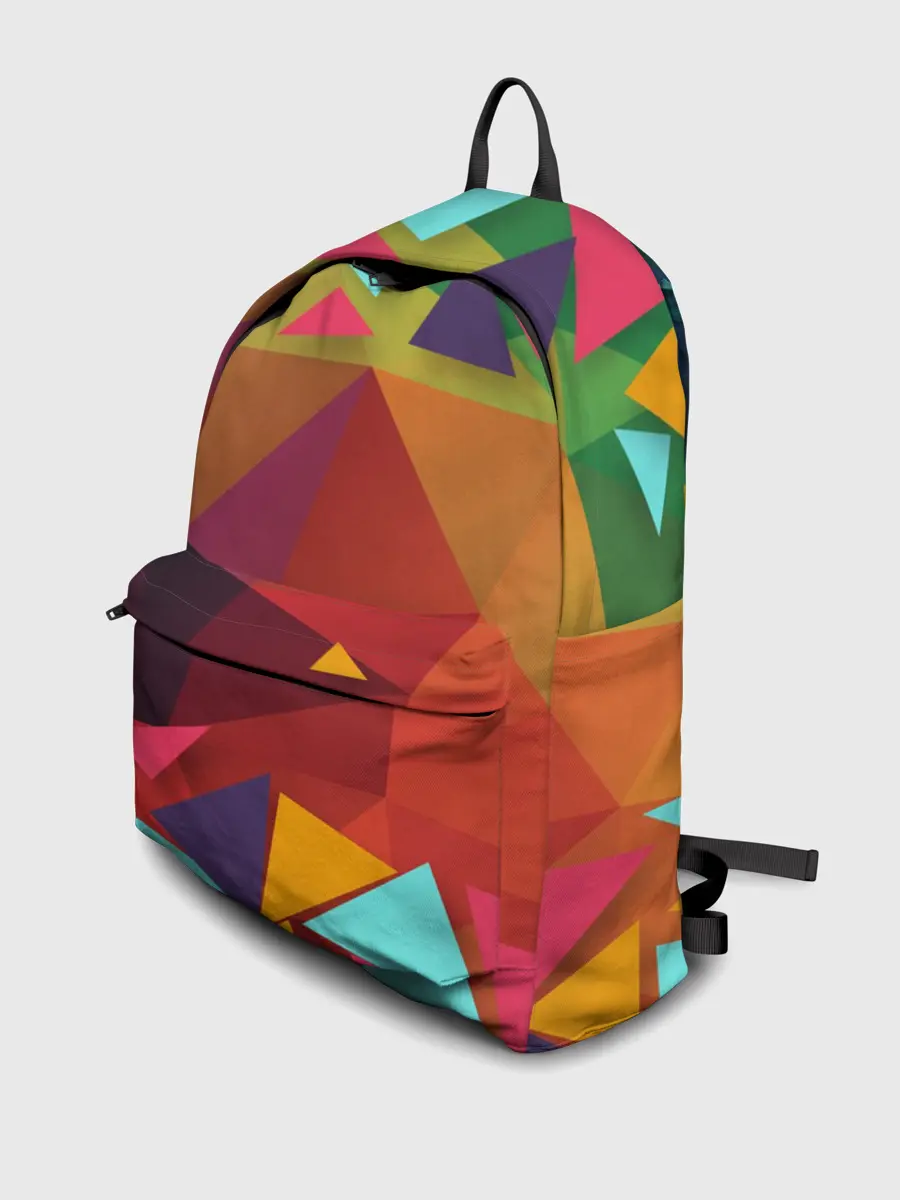 Рюкзак джинсовый / Геометрическая Абстракция