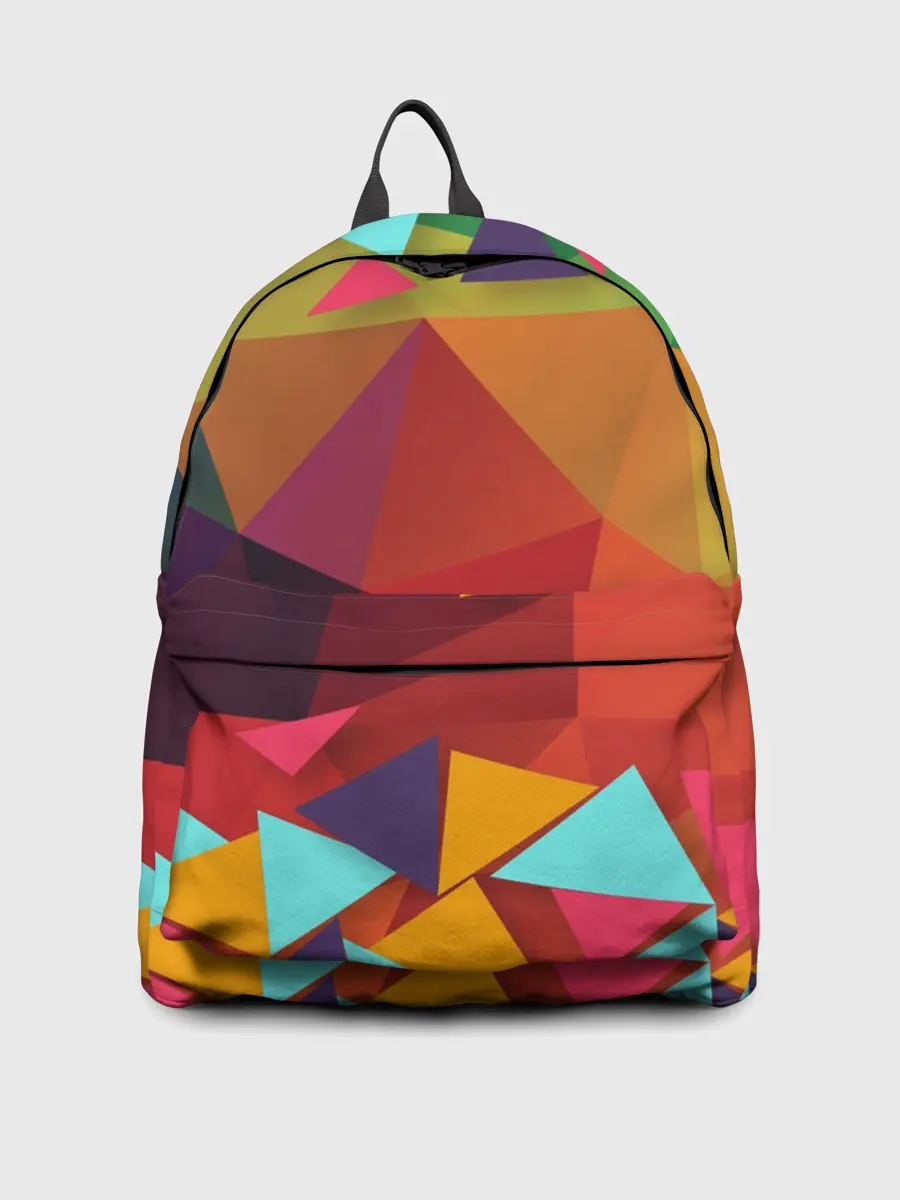 Рюкзак джинсовый / Геометрическая Абстракция