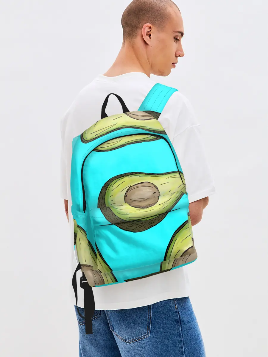 Рюкзак джинсовый / Авакадо