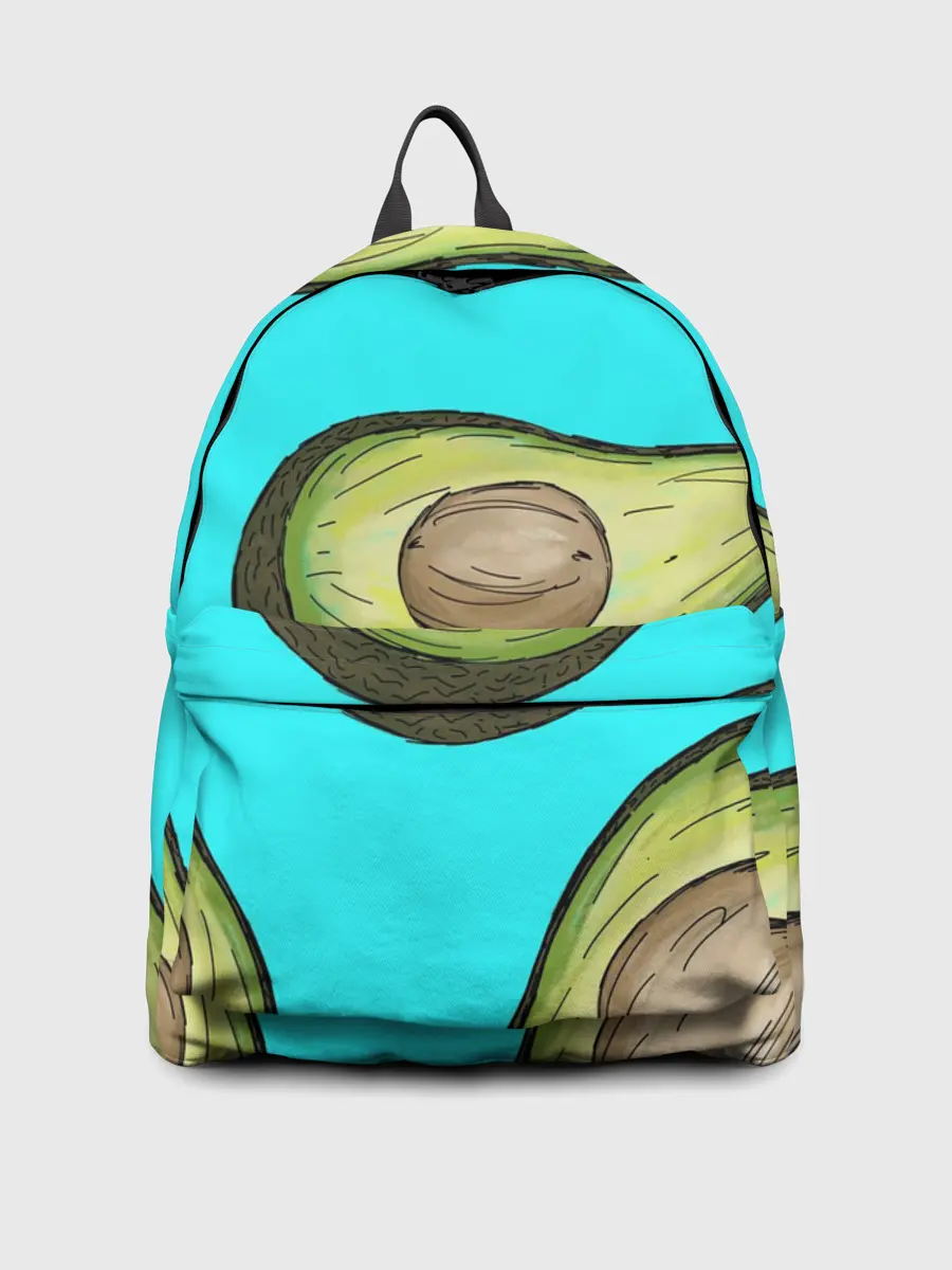 Рюкзак джинсовый / Авакадо