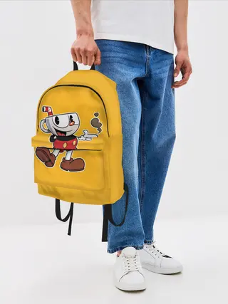 Рюкзак джинсовый / CUPHEAD | КАПХЕД