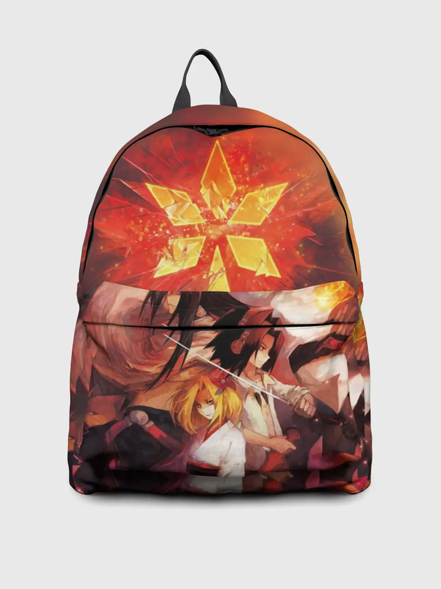 Рюкзак джинсовый / Шаман Кинг