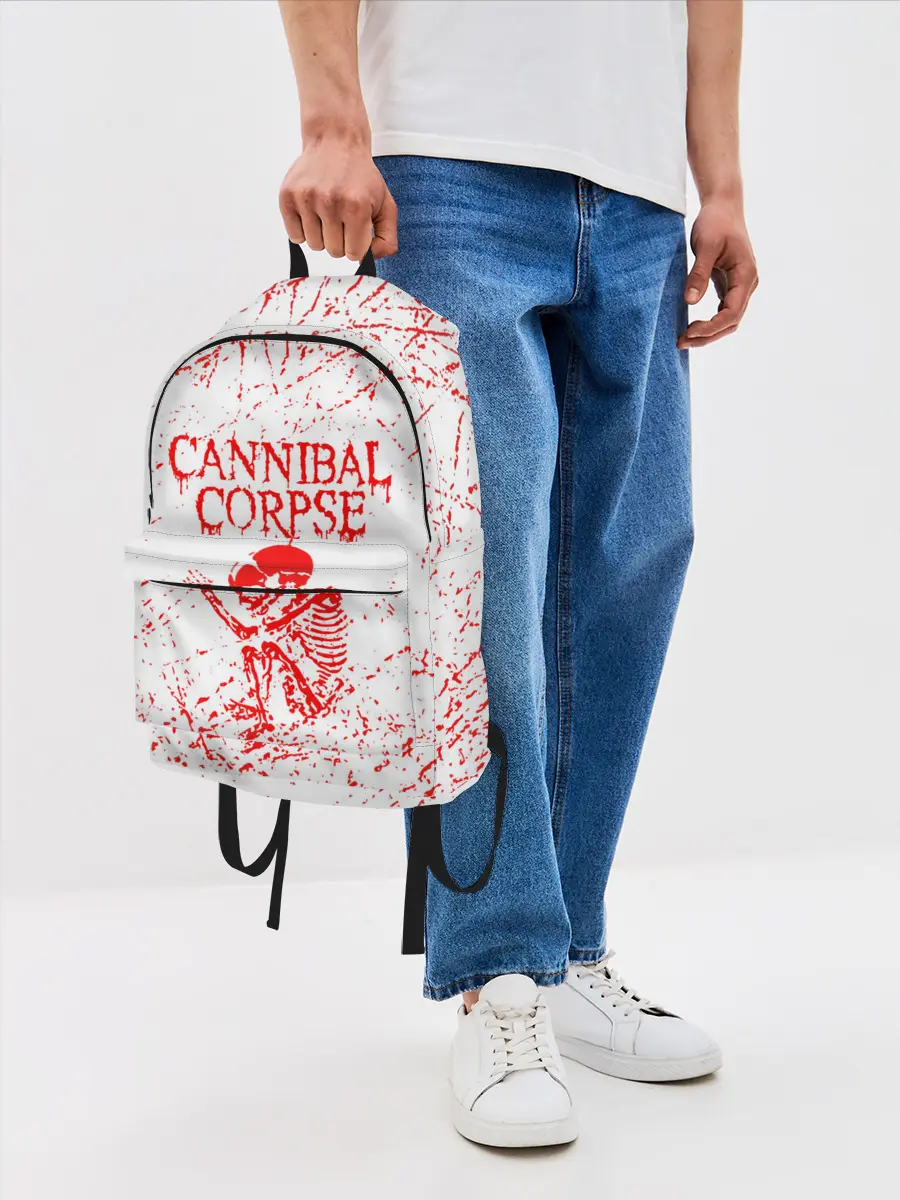 Рюкзак джинсовый / cannibal corpse