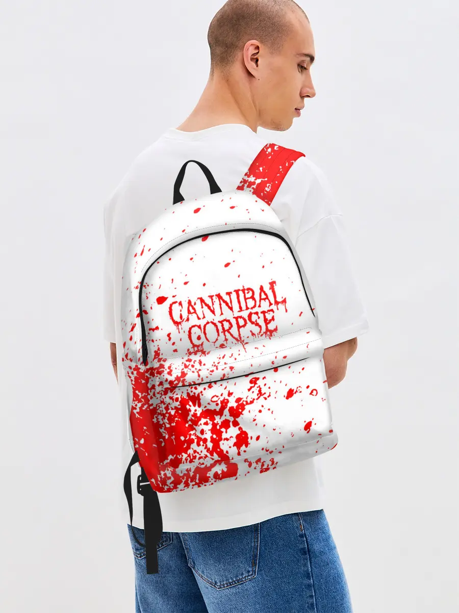 Рюкзак джинсовый / cannibal corpse.
