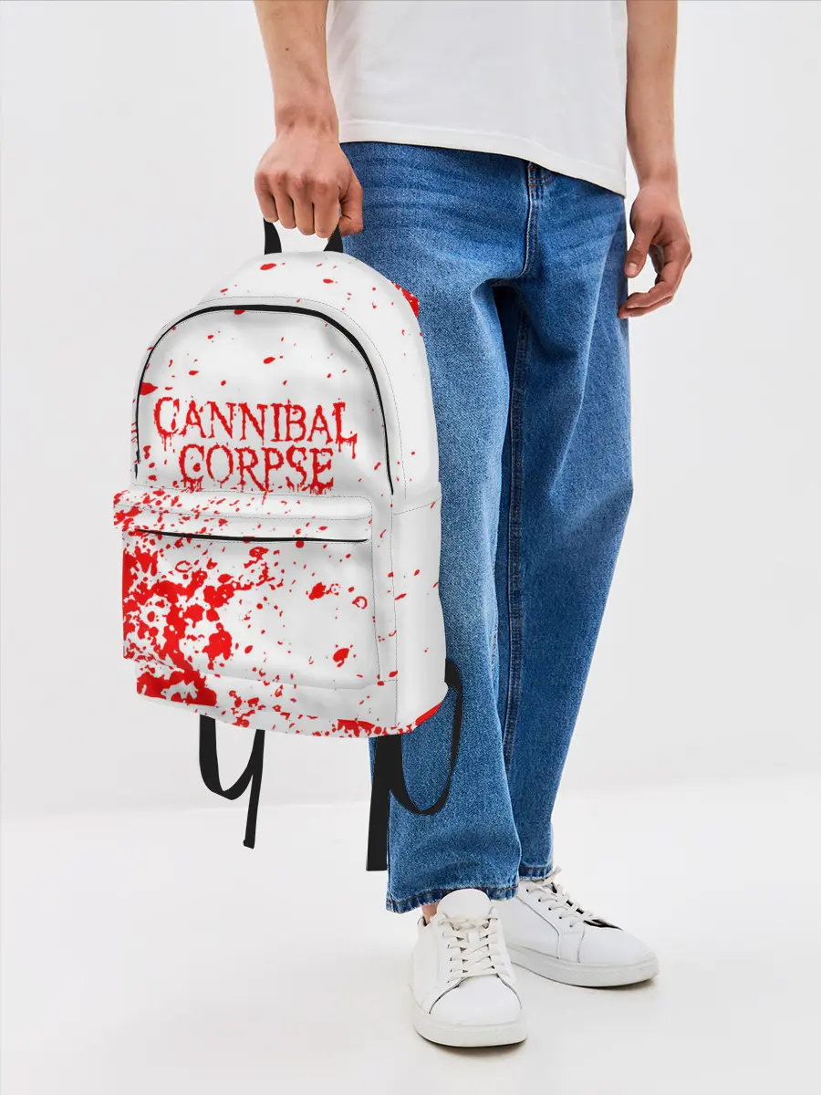 Рюкзак джинсовый / cannibal corpse.