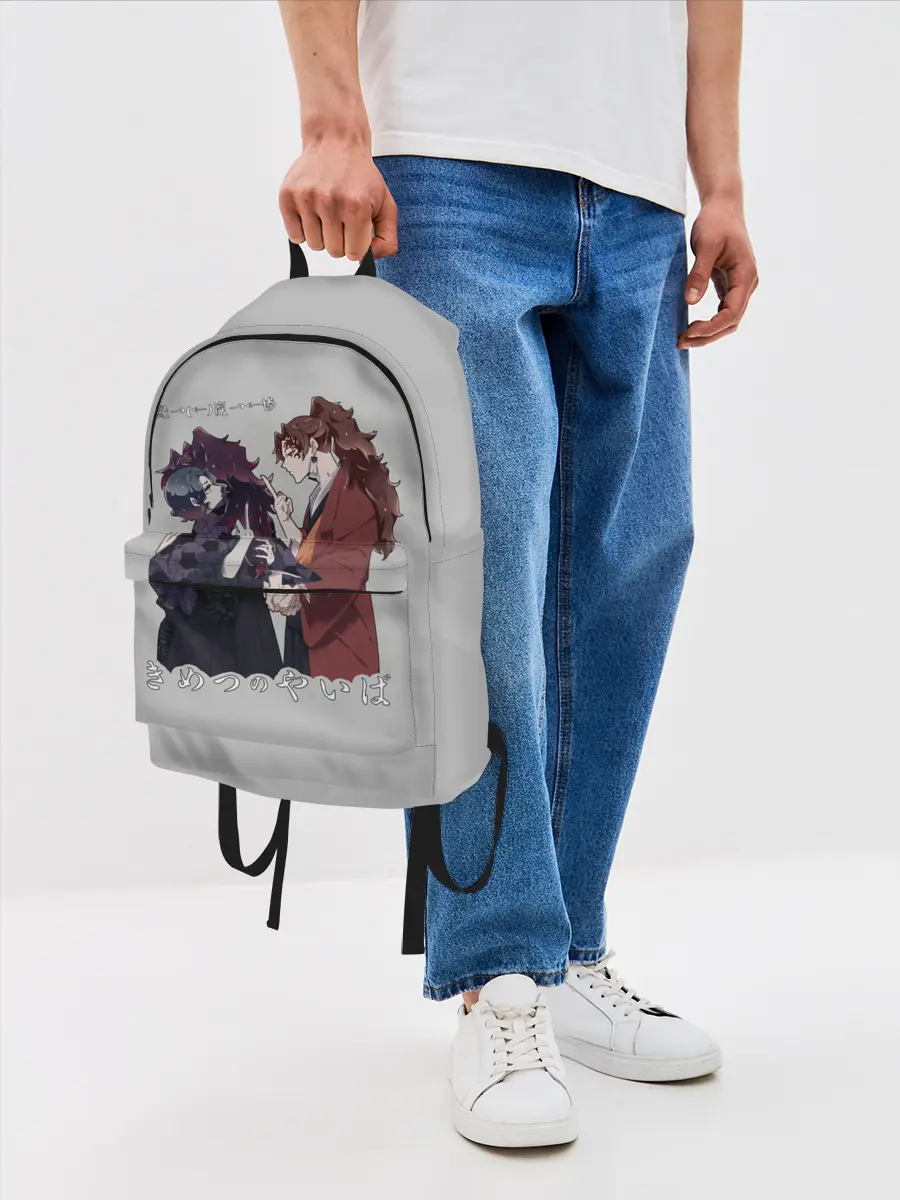 Рюкзак джинсовый / Клинок, рассекающий демонов