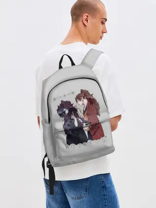 Рюкзак джинсовый / Клинок, рассекающий демонов