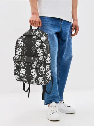 Рюкзак джинсовый / Анонимусы надбисиси линии