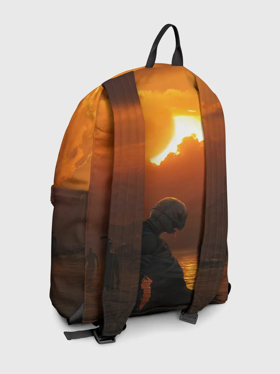 Рюкзак джинсовый / Берсерк закат