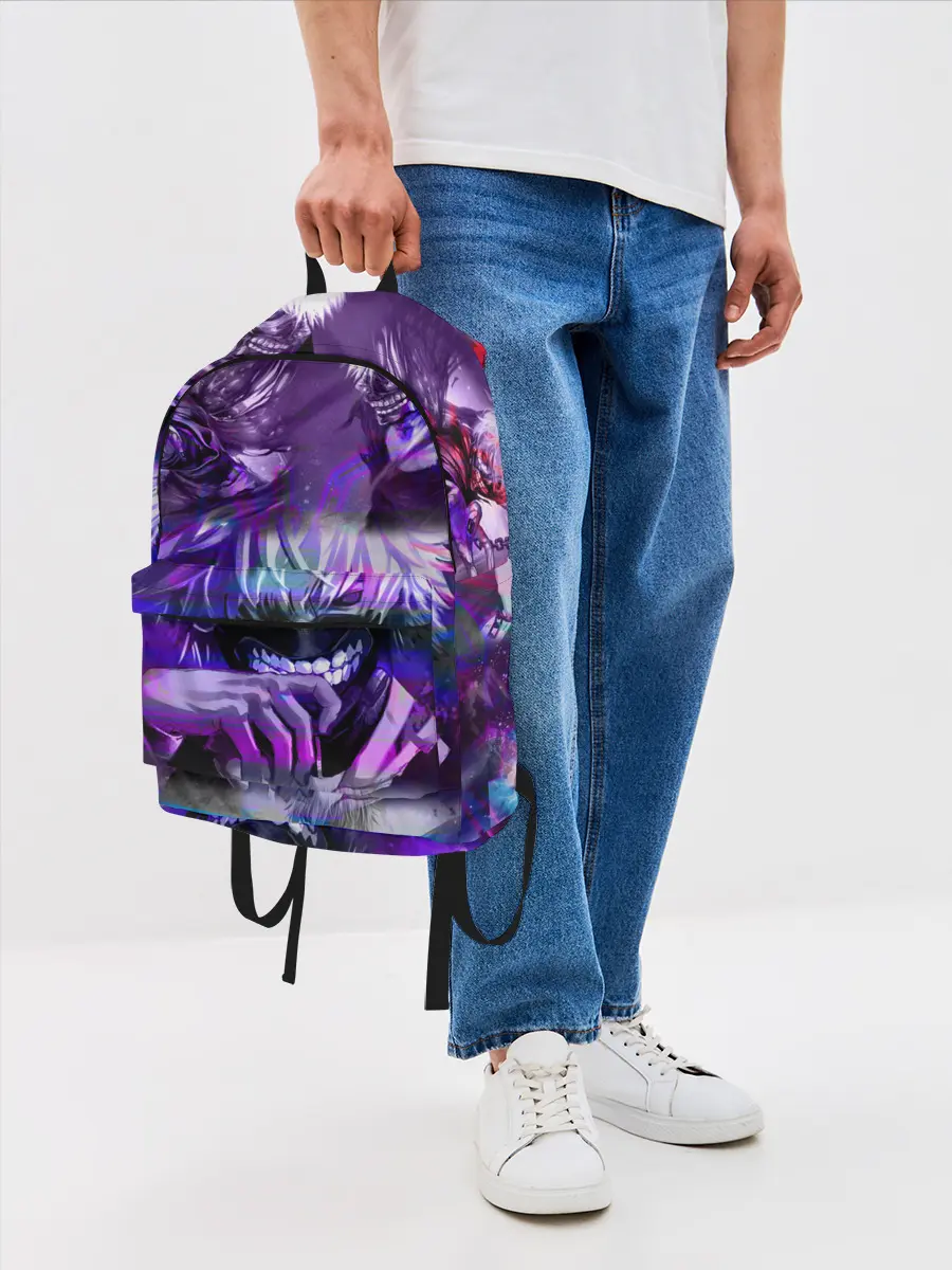 Рюкзак джинсовый / Ретро Рейв Гуль