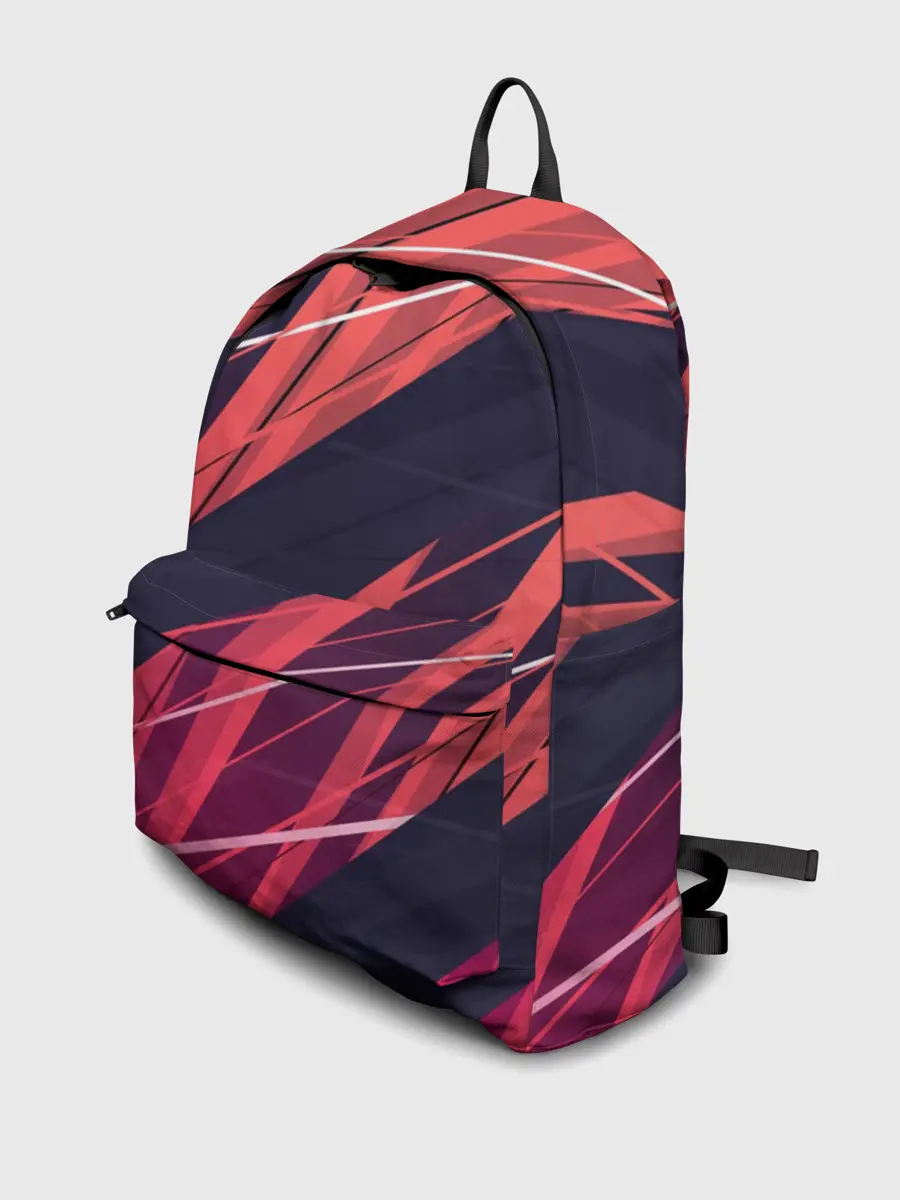 Рюкзак джинсовый / Абстракция ,,Холодный Огонь