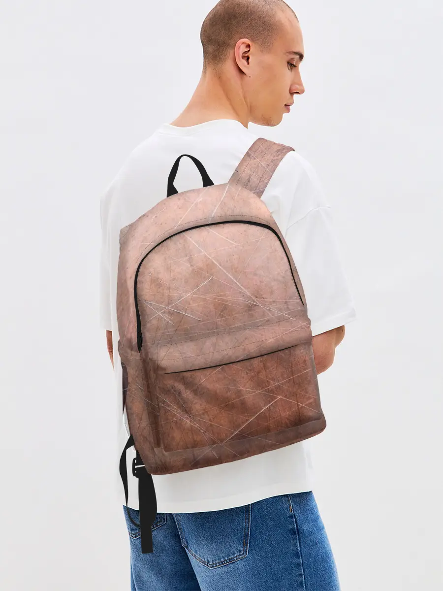 Рюкзак джинсовый / ЛАТУНЬ