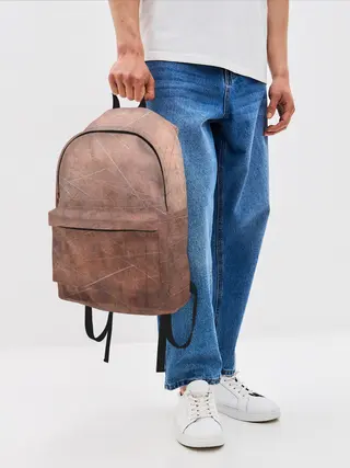 Рюкзак джинсовый / ЛАТУНЬ