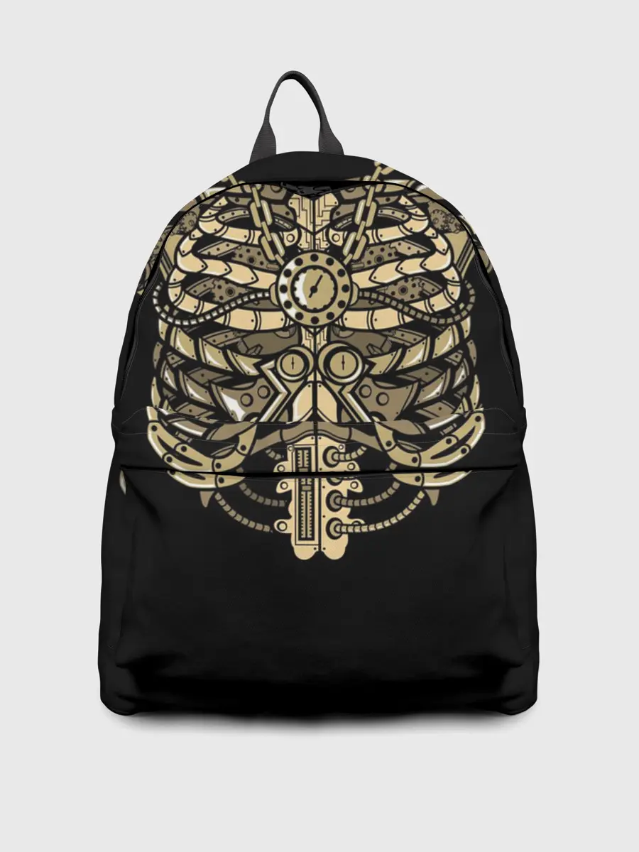 Рюкзак джинсовый / ГРУДНАЯ КЛЕТКА | СТИМПАНК