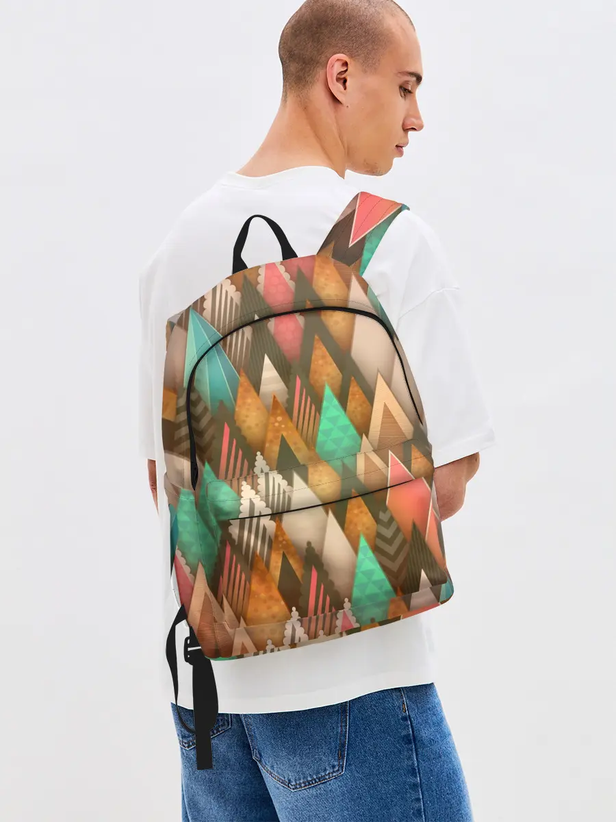 Рюкзак джинсовый / Острые пики