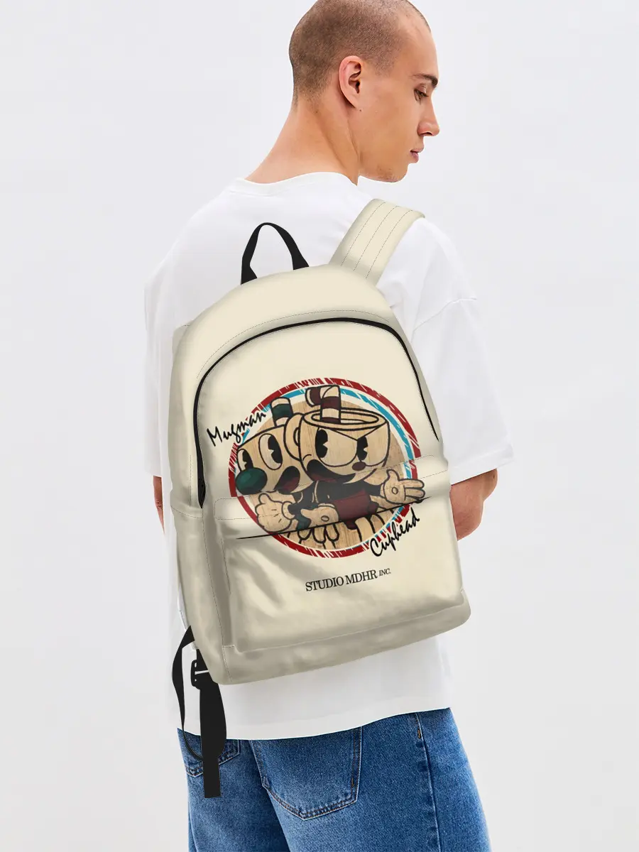 Рюкзак джинсовый / CUPHEAD