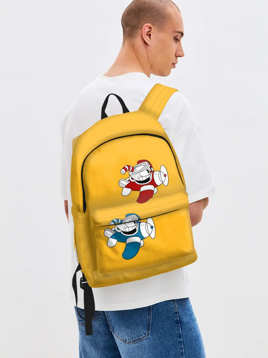 Рюкзак джинсовый / CUPHEAD