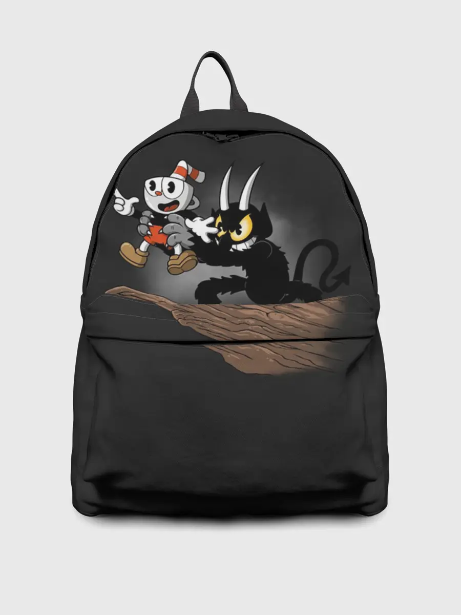 Рюкзак джинсовый / CUPHEAD