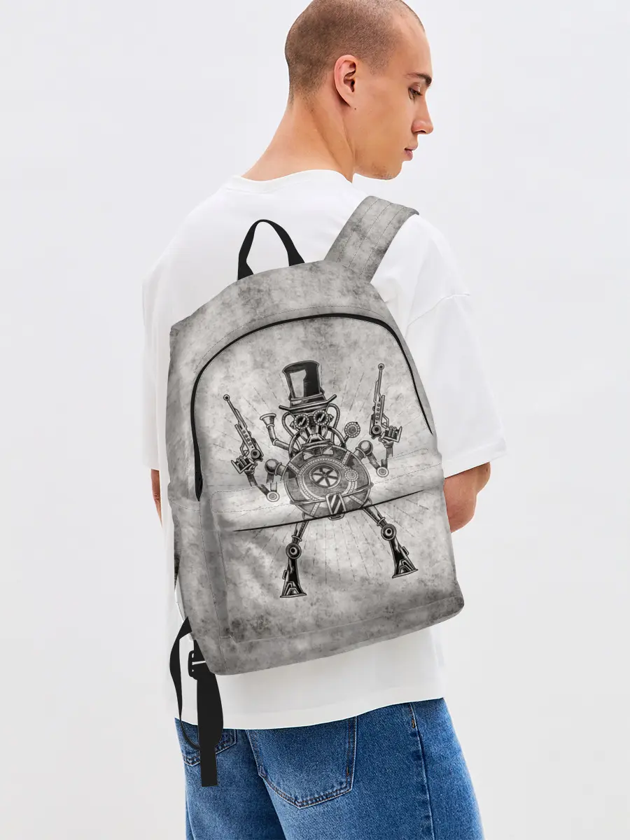 Рюкзак джинсовый / Стимпанк
