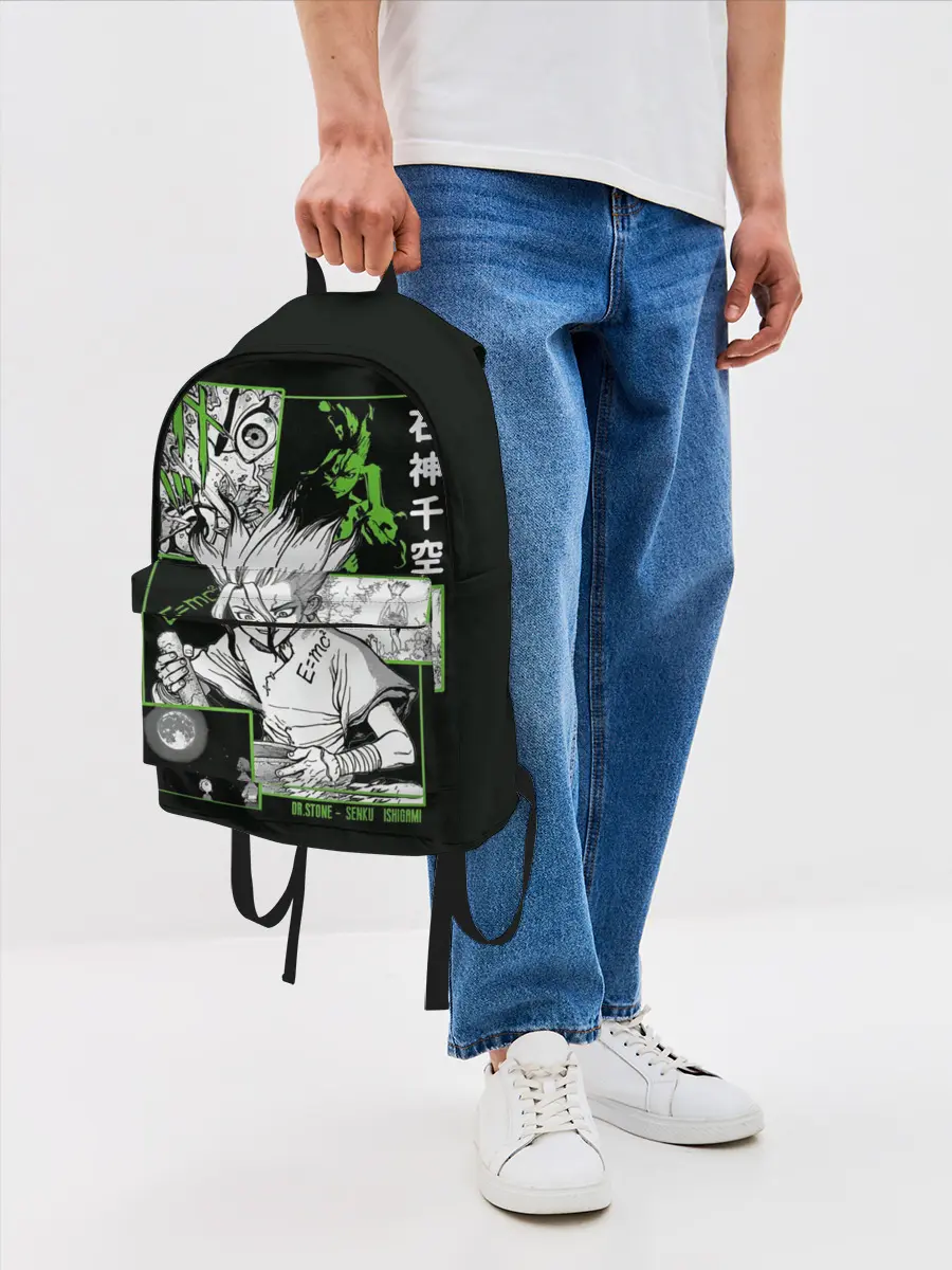 Рюкзак джинсовый / Доктор Стоун Сенку