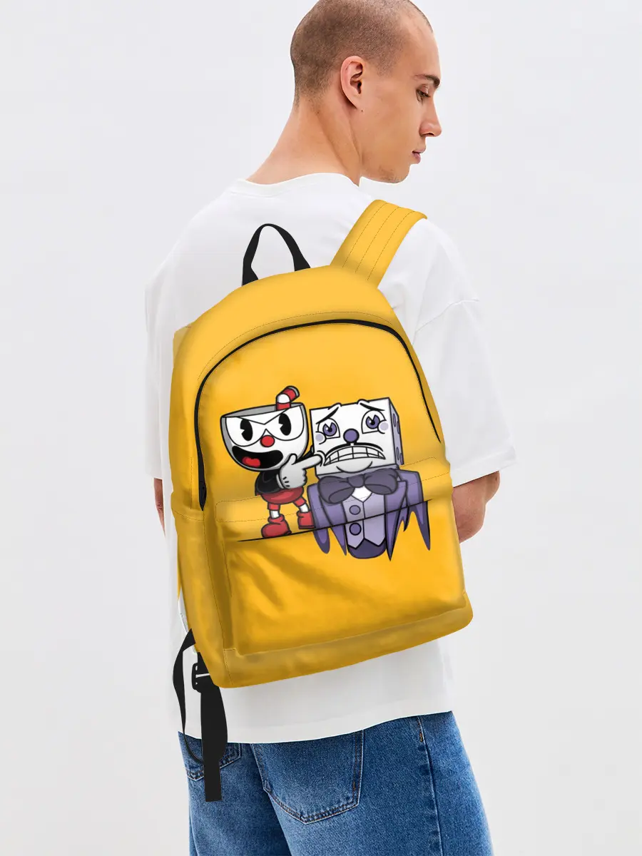 Рюкзак джинсовый / CUPHEAD