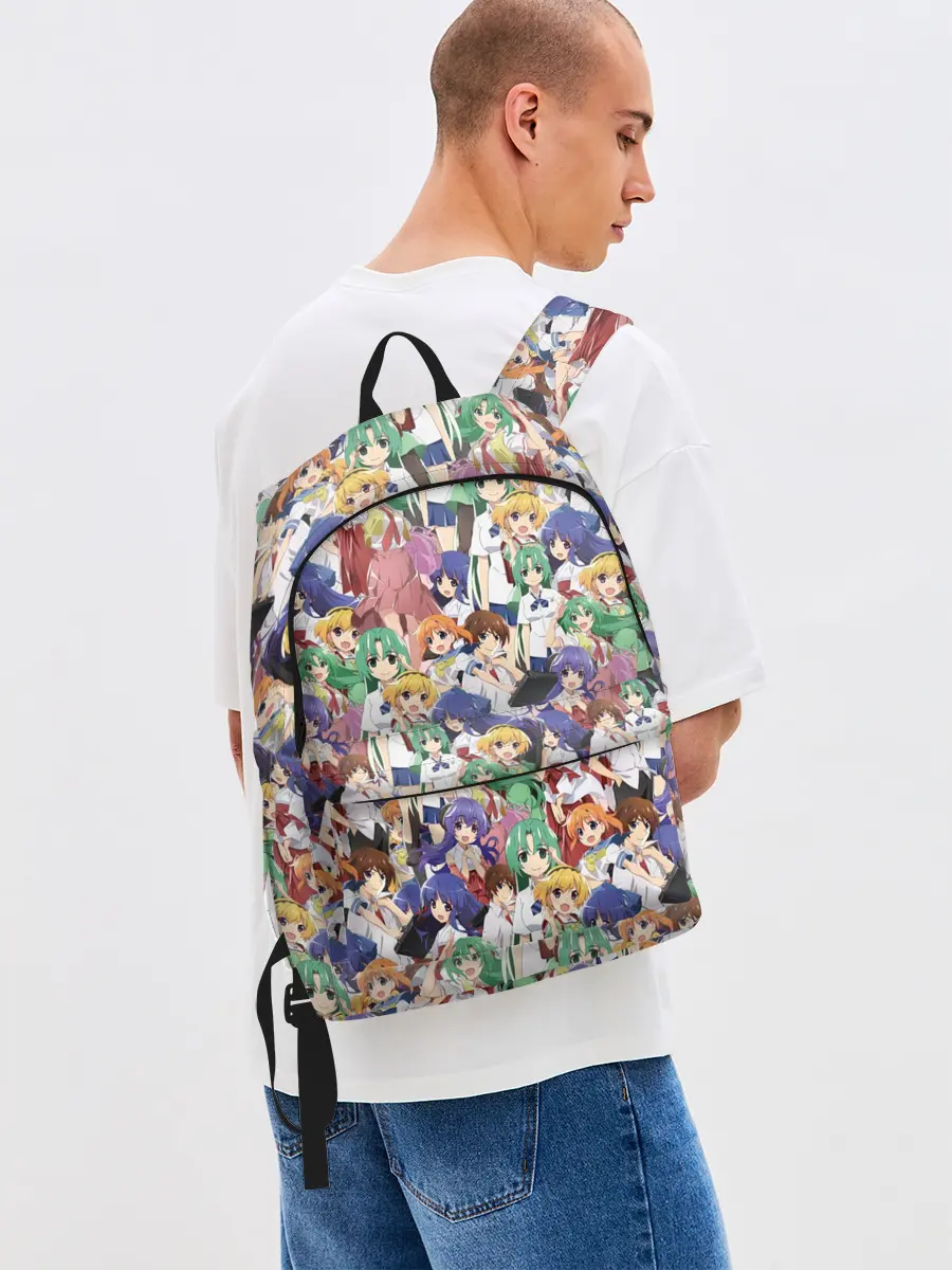 Рюкзак джинсовый / Аниме Когда плачут цикады