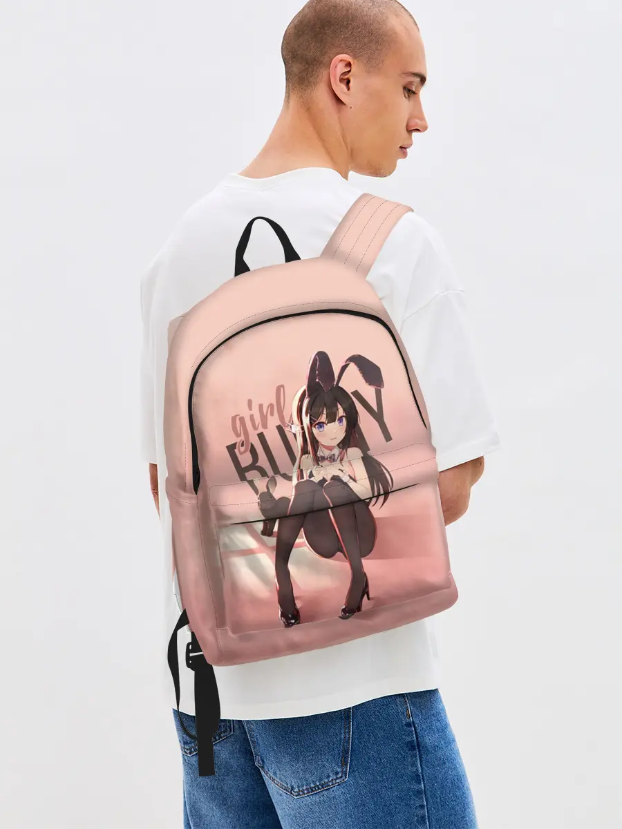 Рюкзак джинсовый / Bunny Girl apricot