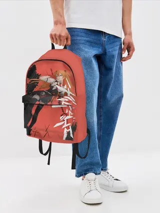 Рюкзак джинсовый / Evangelion Asuka Langley