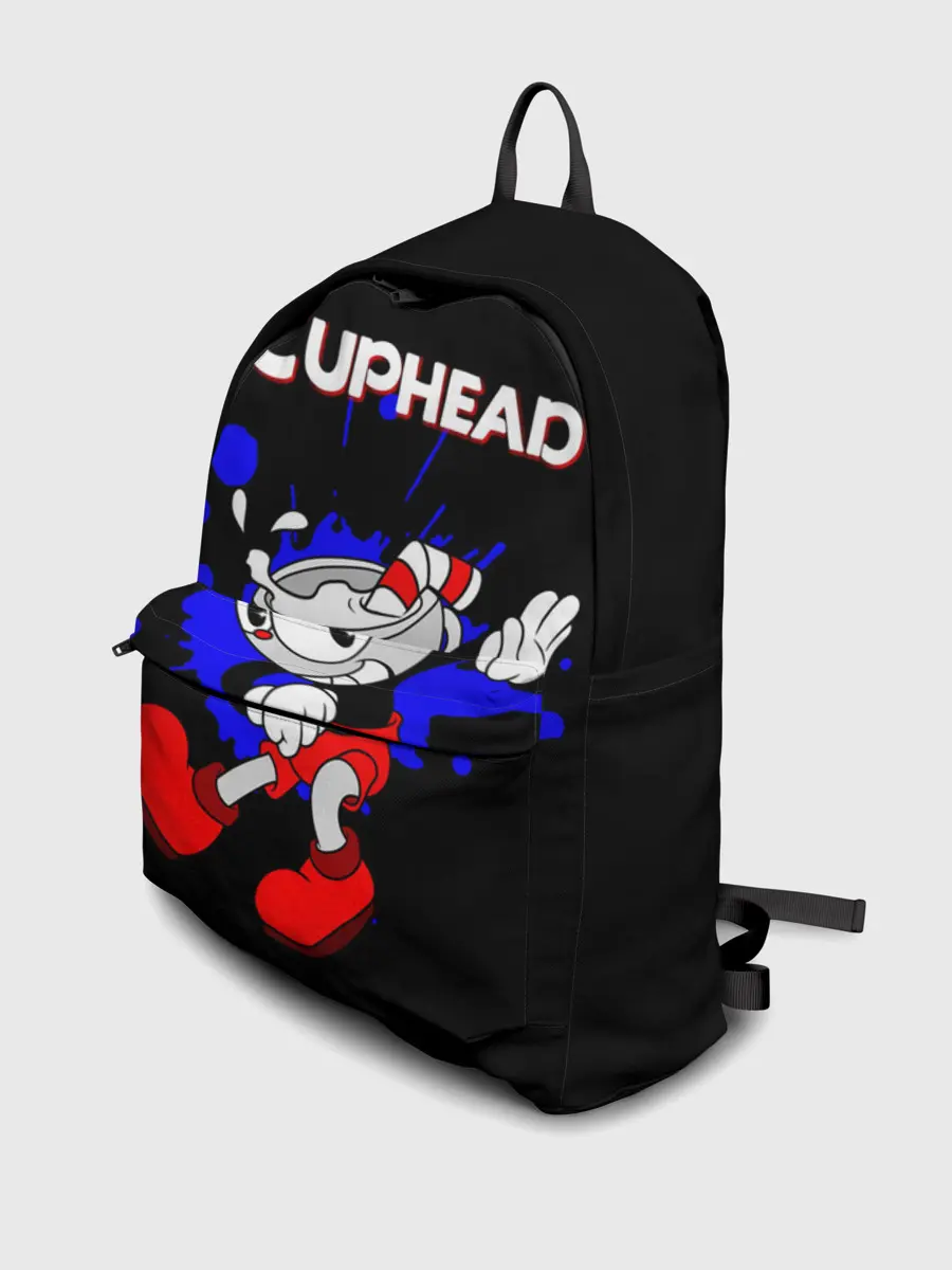 Рюкзак джинсовый / Cuphead