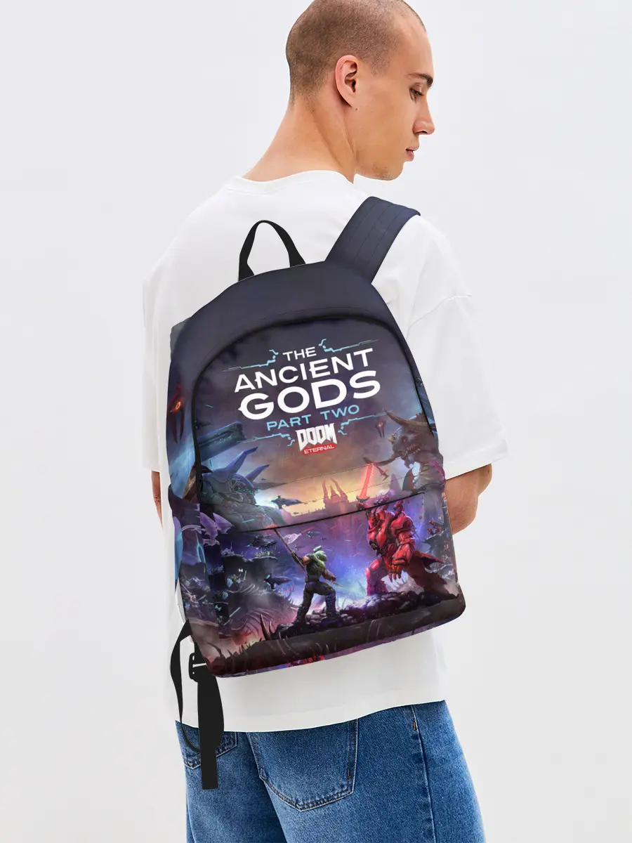 Рюкзак джинсовый / DOOM Eternal: The Ancient Gods