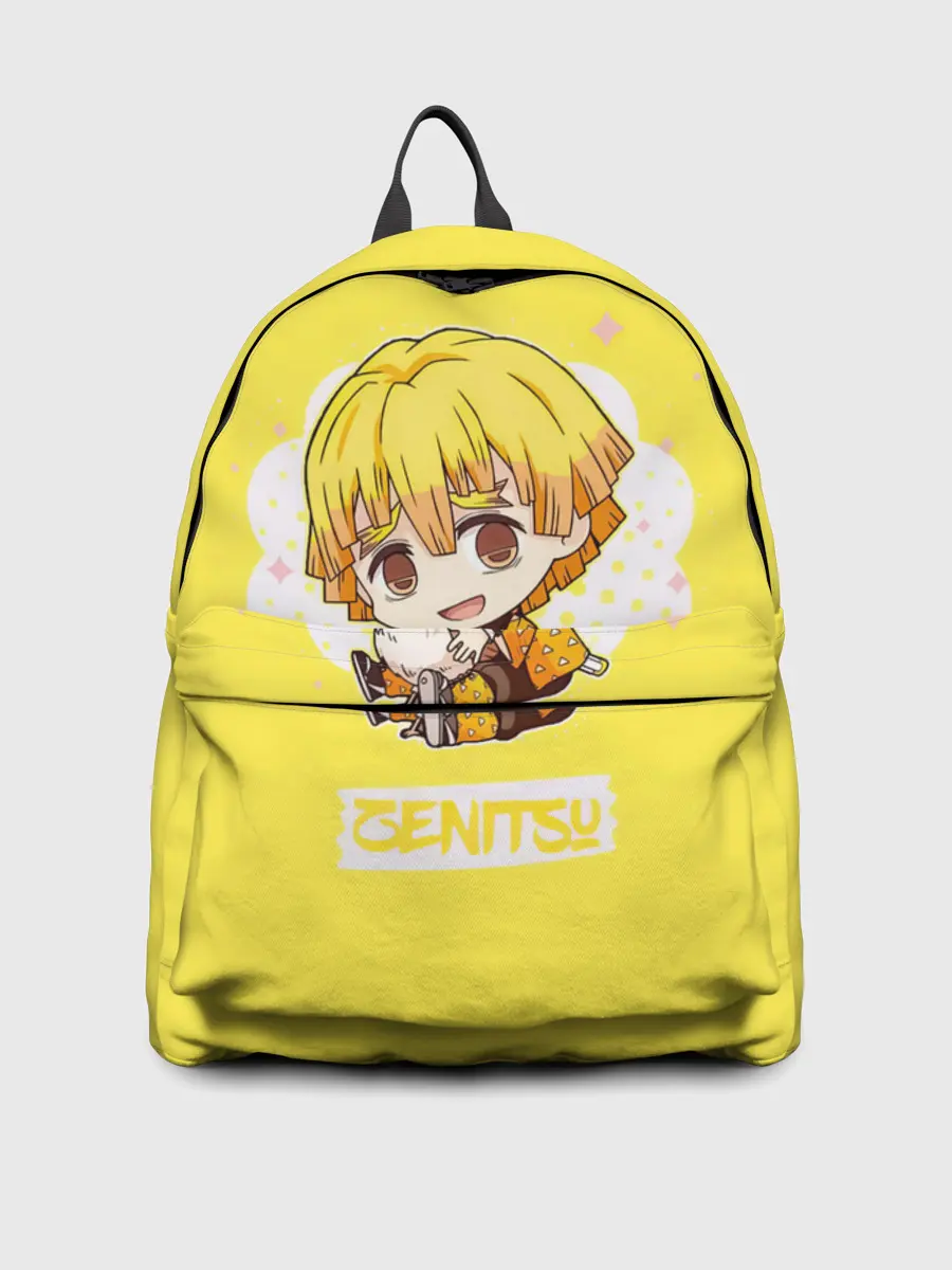 Рюкзак джинсовый / Zenitsu Agatsuma Kimetsu no Yaiba