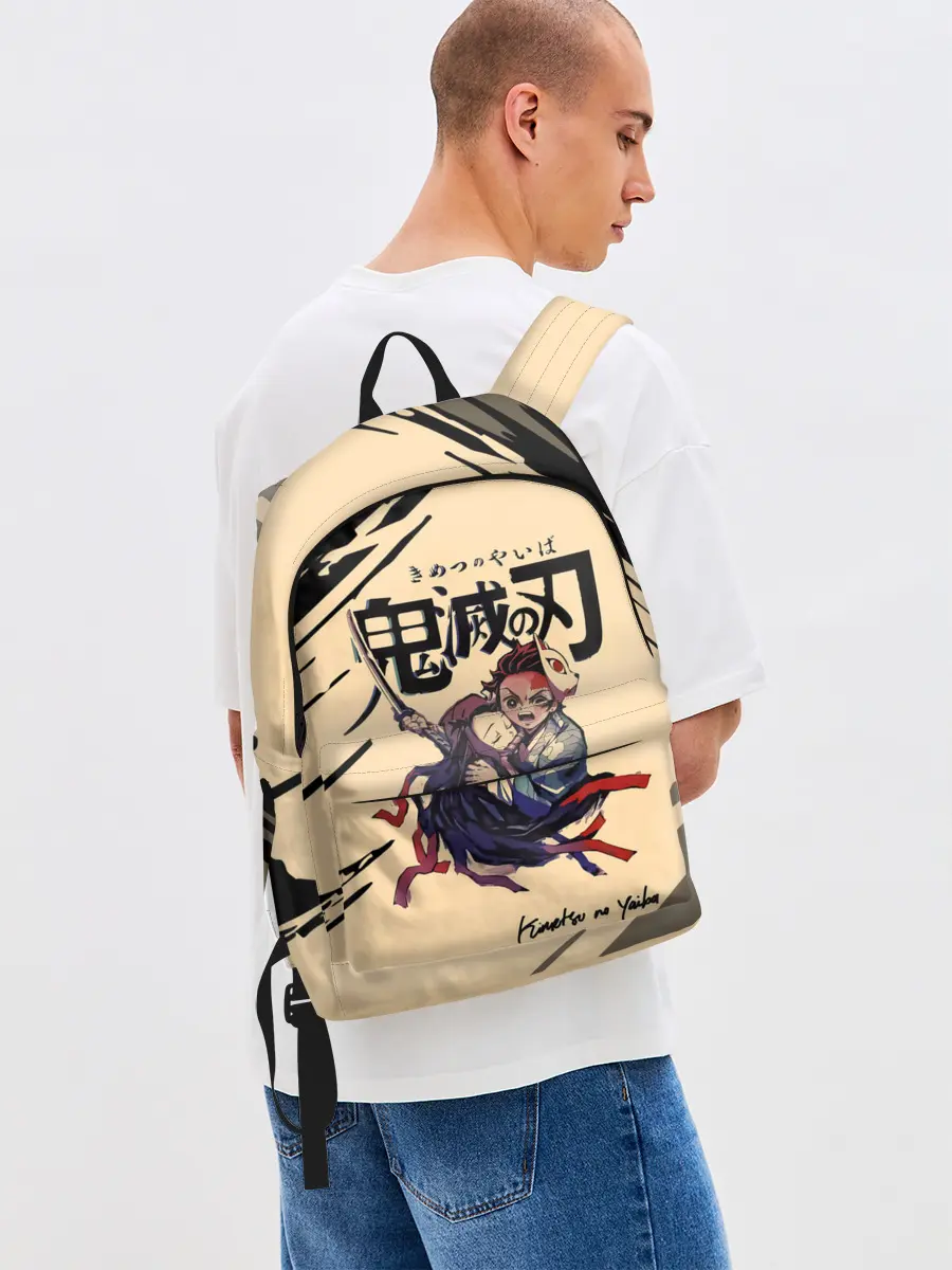 Рюкзак джинсовый / Kimetsu no Yaiba