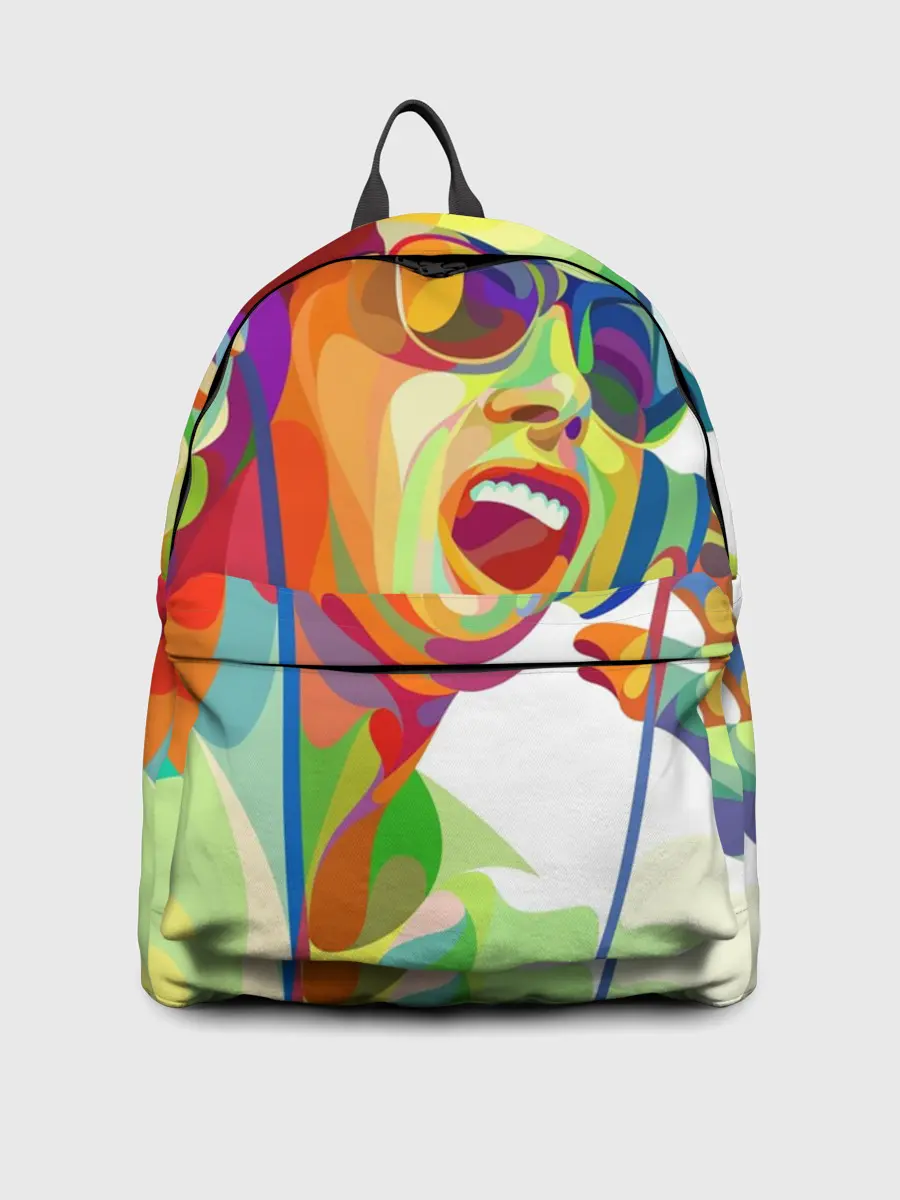 Рюкзак джинсовый / Слушаем Музыку