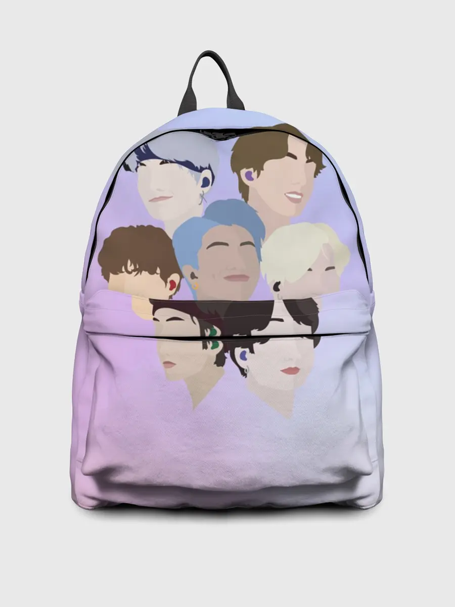 Рюкзак джинсовый / БТС Bangtan Boys BTS