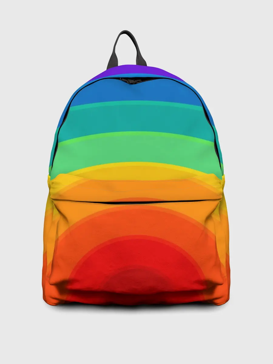 Рюкзак джинсовый / Круговая радуга