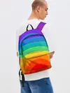 Рюкзак джинсовый / Круговая радуга