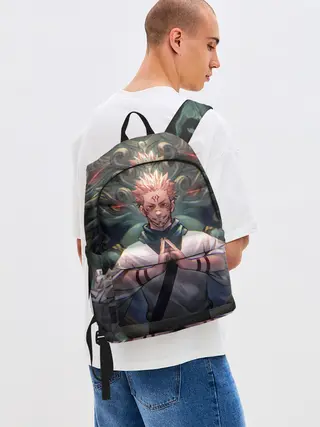 Рюкзак джинсовый / МАГИЧЕСКАЯ БИТВА | SUKUNA