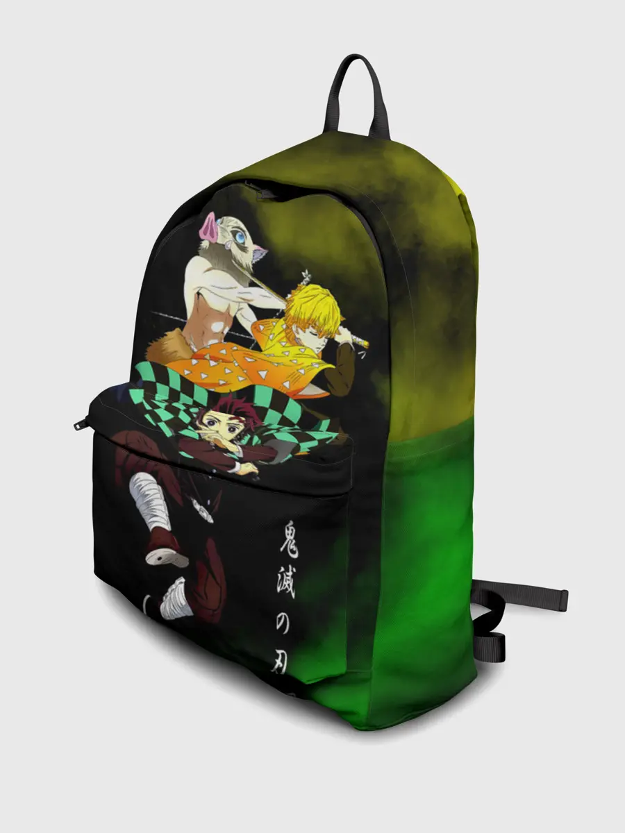 Рюкзак джинсовый / Иноске Зеницу Танджиро