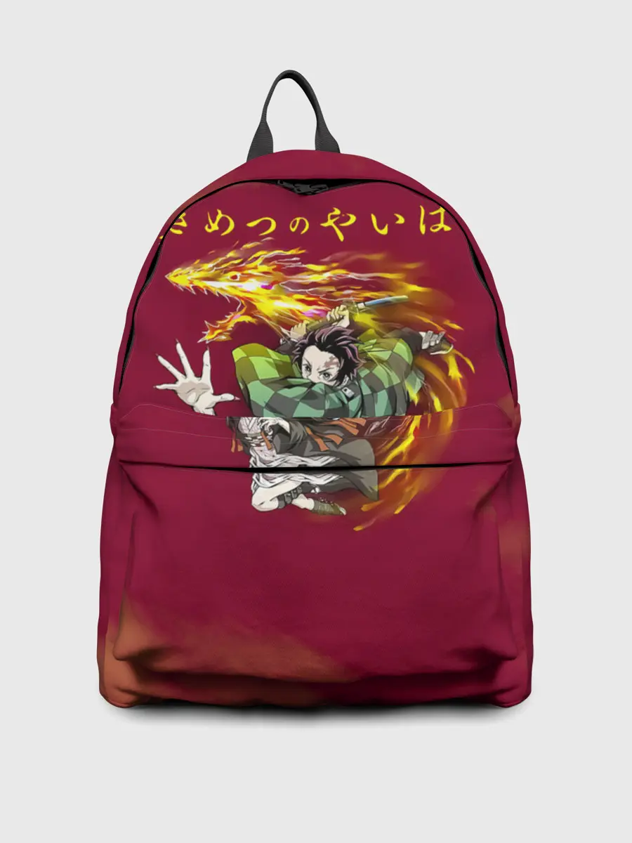 Рюкзак джинсовый / Танджиро и Незуко Камадо