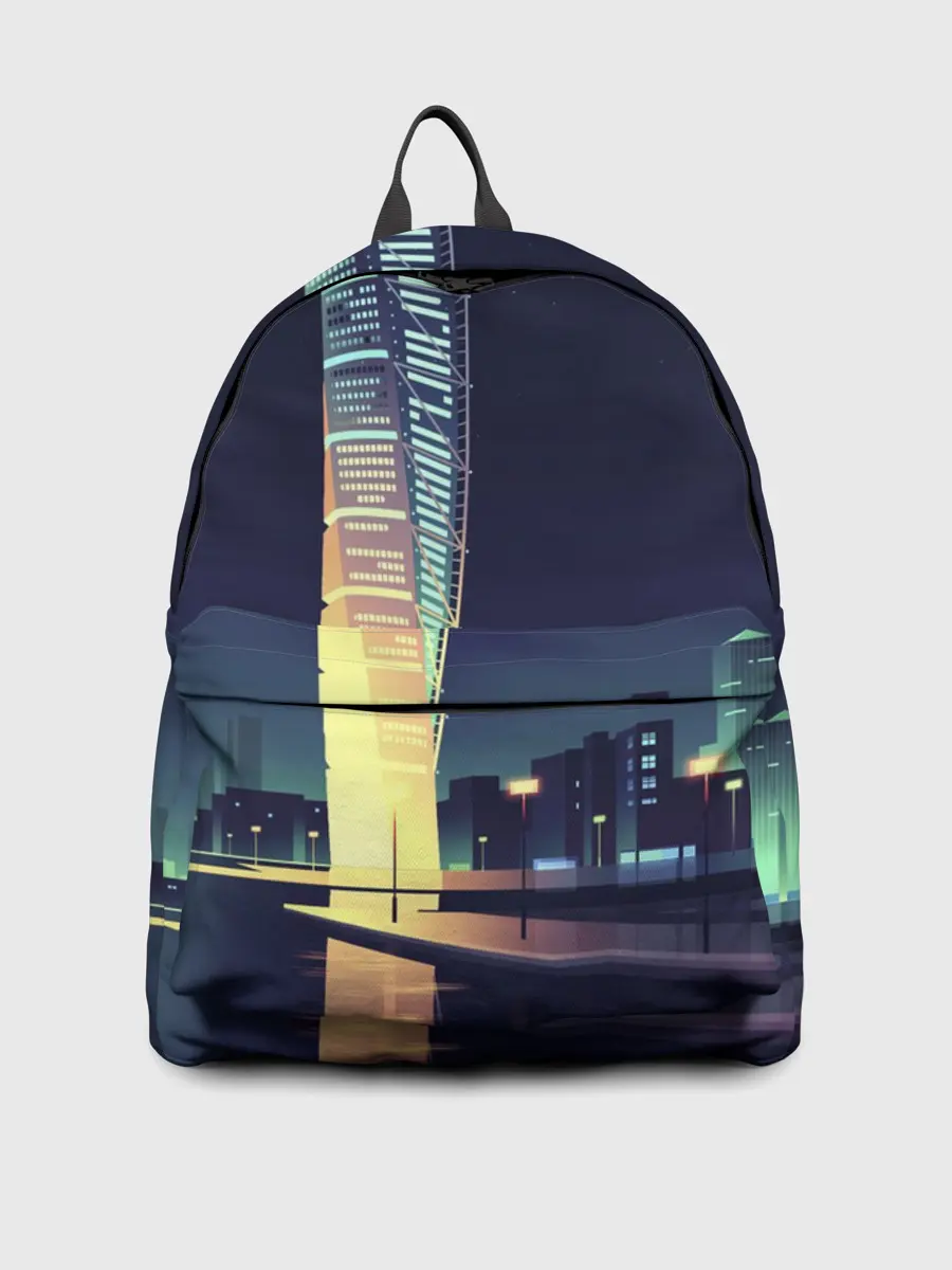 Рюкзак джинсовый / Ночной Город