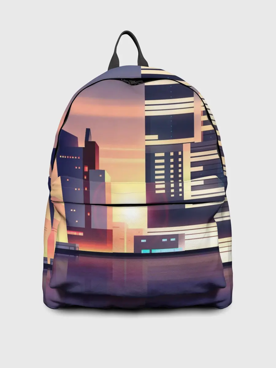 Рюкзак джинсовый / Ночной Город