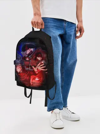 Рюкзак джинсовый / МАГИЧЕСКАЯ БИТВА | SUKUNA