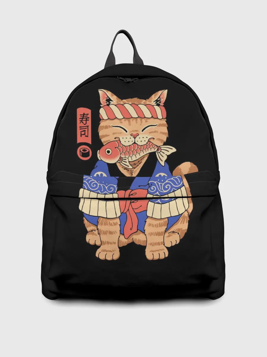 Рюкзак джинсовый / Суши Мастер