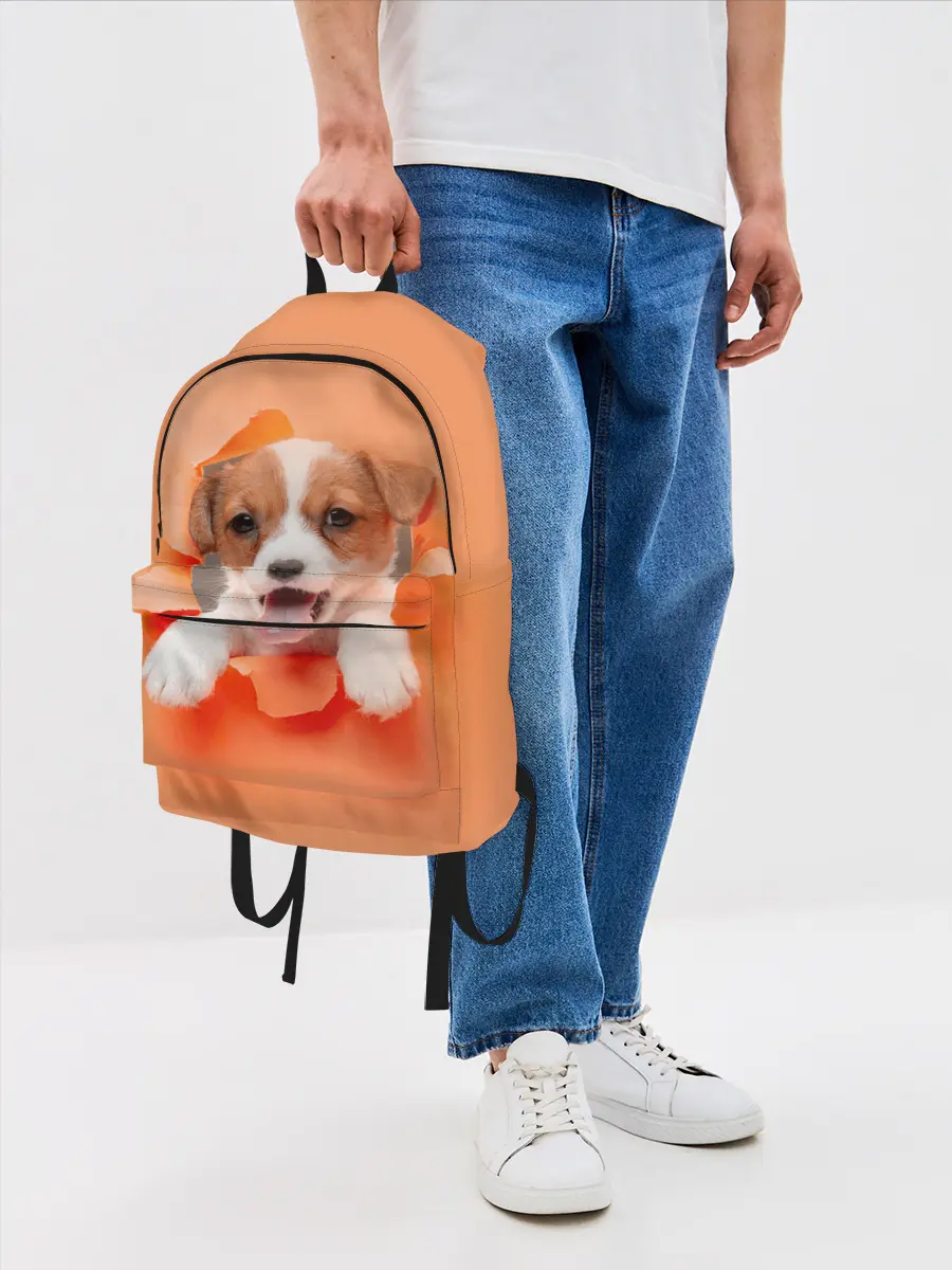 Рюкзак джинсовый / Собака