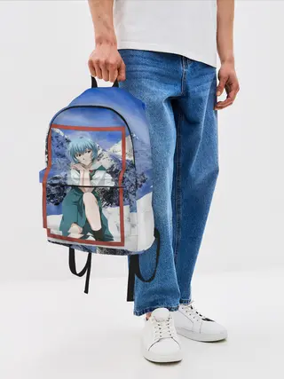 Рюкзак джинсовый / Рей Аянами