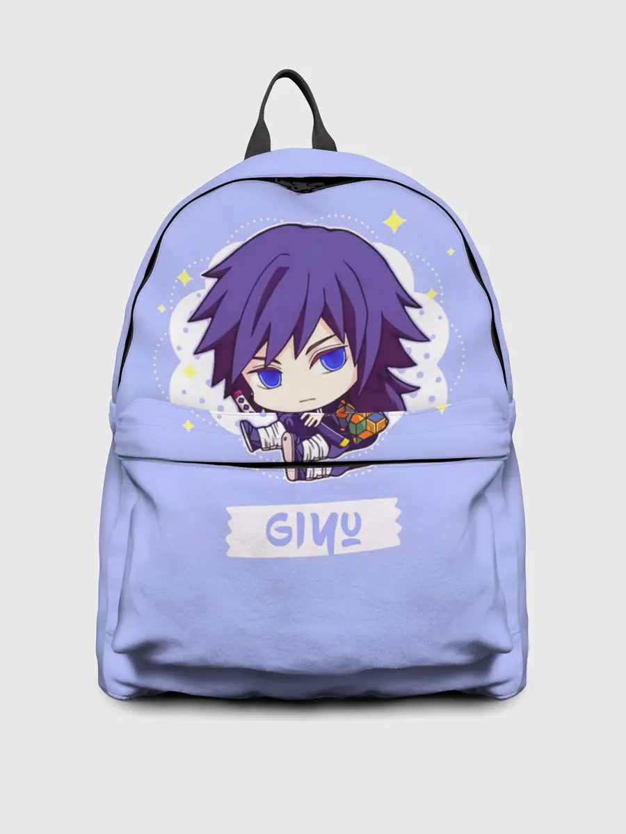 Рюкзак джинсовый / Гию Томиока Kimetsu no Yaiba