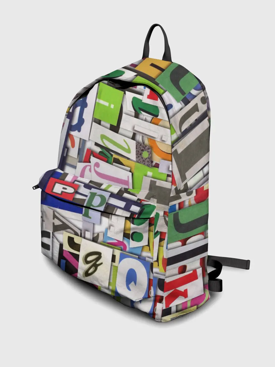 Рюкзак джинсовый / АЛФАВИТ